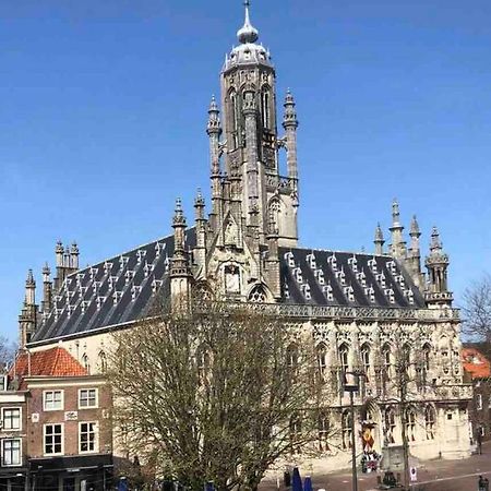 Zonnige Frisse Studio De Gouden Parel In Hartje Middelburg Dış mekan fotoğraf