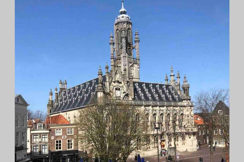 Zonnige Frisse Studio De Gouden Parel In Hartje Middelburg Dış mekan fotoğraf